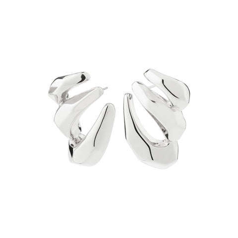 PRESENCE earrings silver-plated
