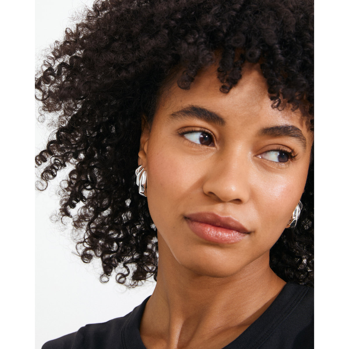 PRESENCE earrings silver-plated