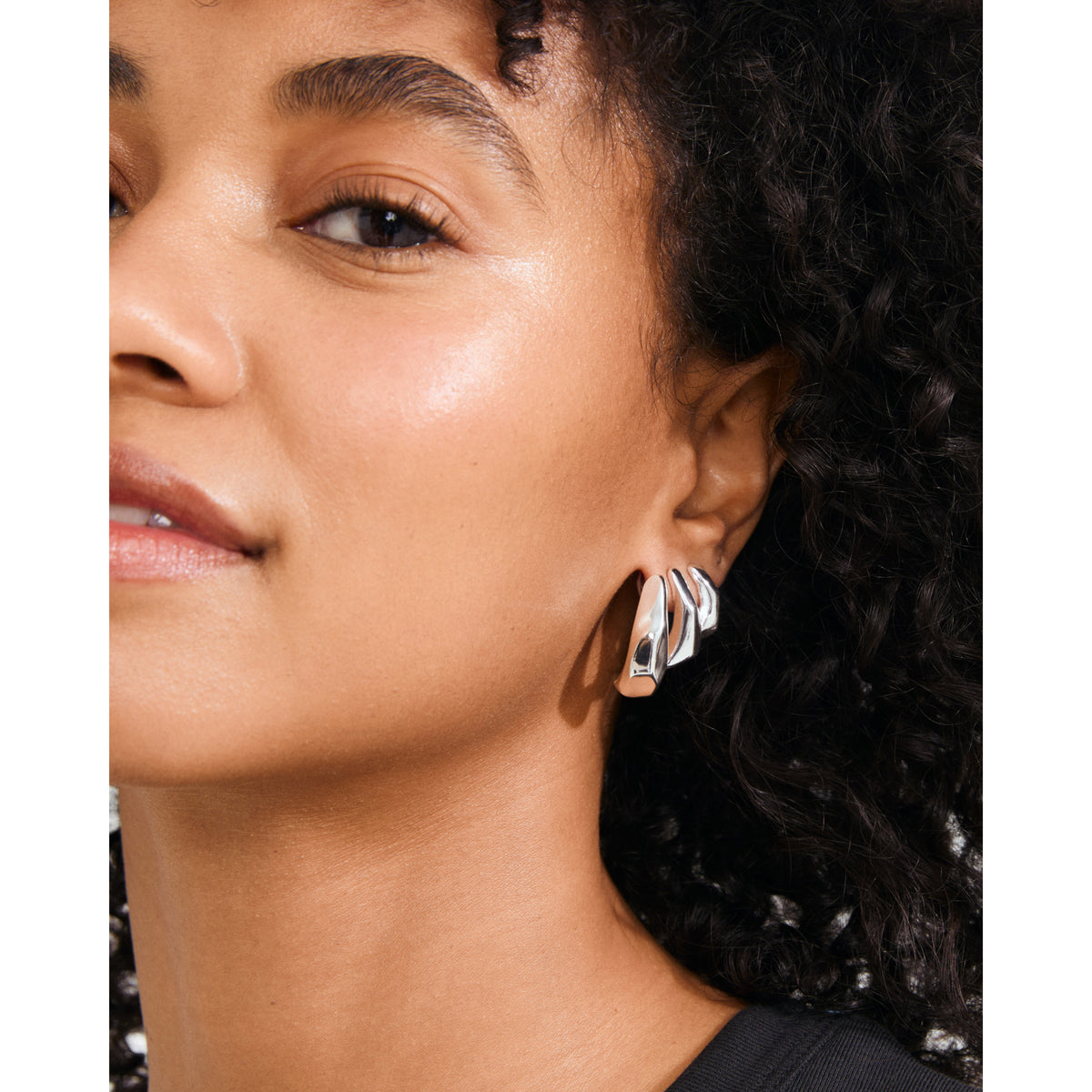 PRESENCE earrings silver-plated