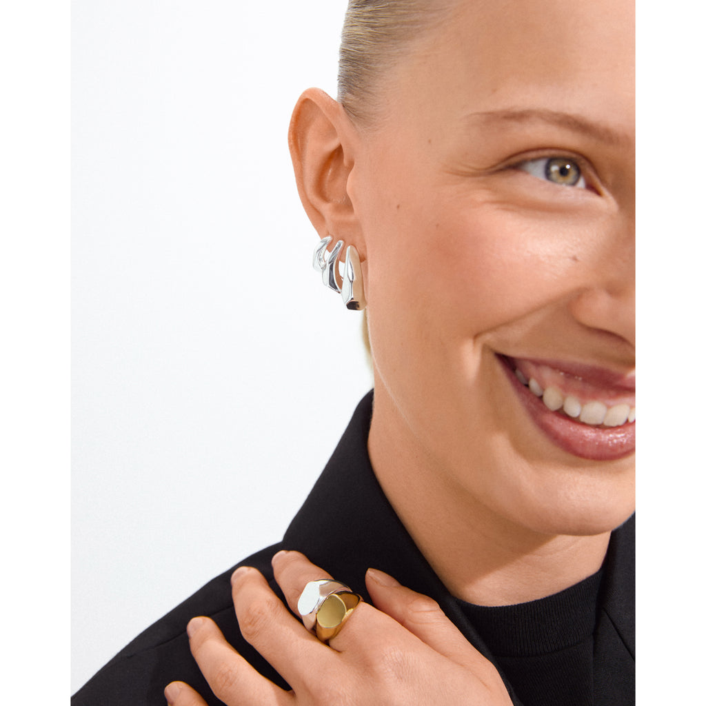 PRESENCE ring silver-plated
