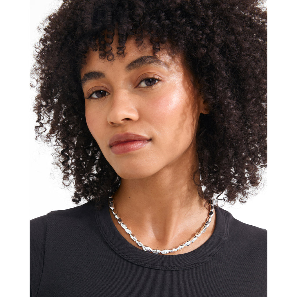 PRESENCE halskæde sølvbelagt