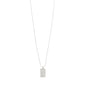 Necklace : Gracefulness : Silver Plated : Crystal