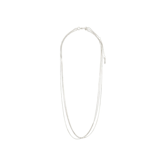 LIVE recycled necklace 3-in-1 silver-plated