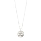 HEAT recycled coin necklace silver-plated