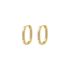 STAR hoops, guldbelagt