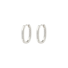 STAR hoops, sølvbelagt