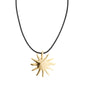 LIGHT recycled necklace gold-plated