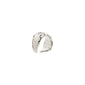 INSTANT ear cuff silver-plated with an organic hammered texture, showcasing an adjustable open-band design for a minimalist or stacked jewelry look.