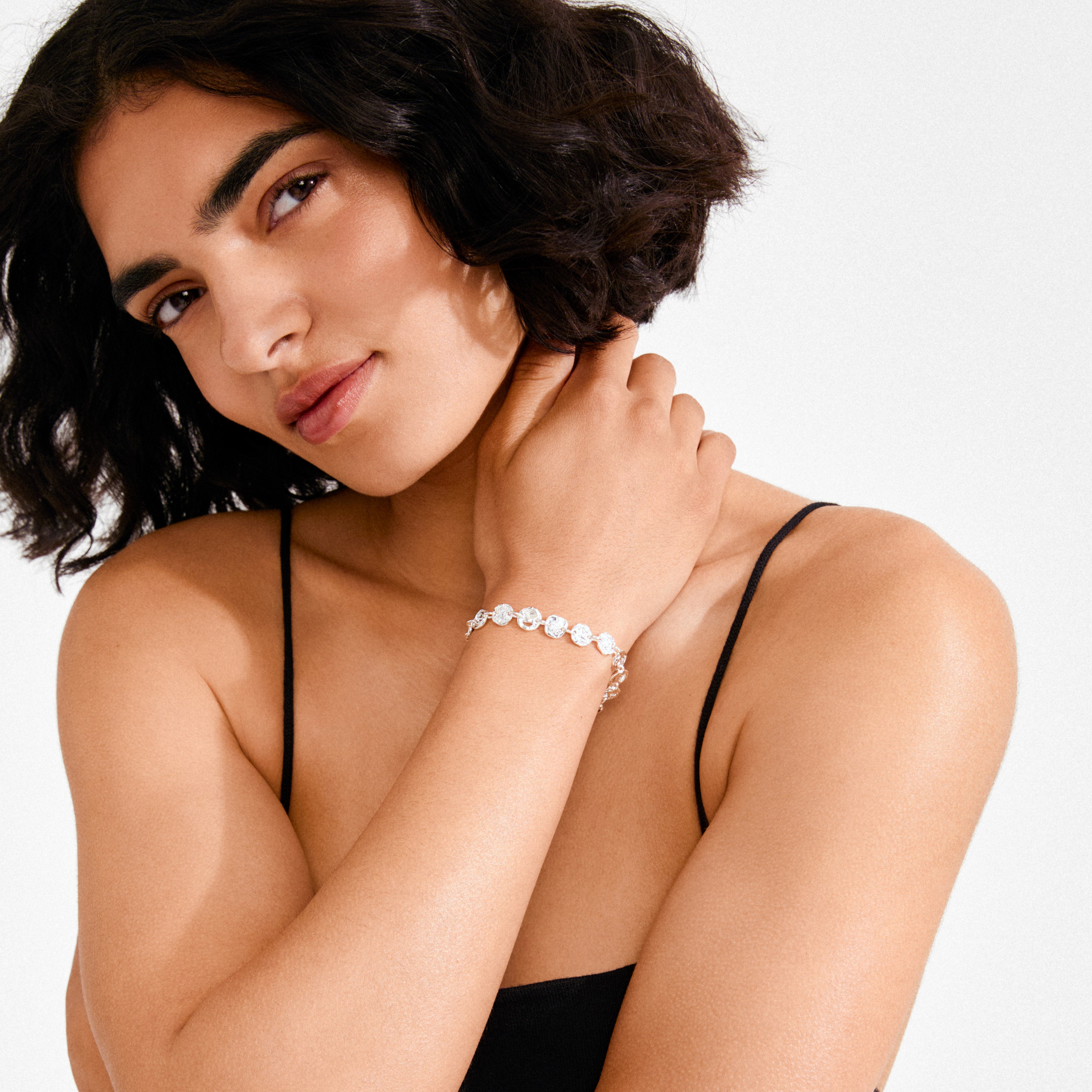 FIRE armbånd sølvbelagt