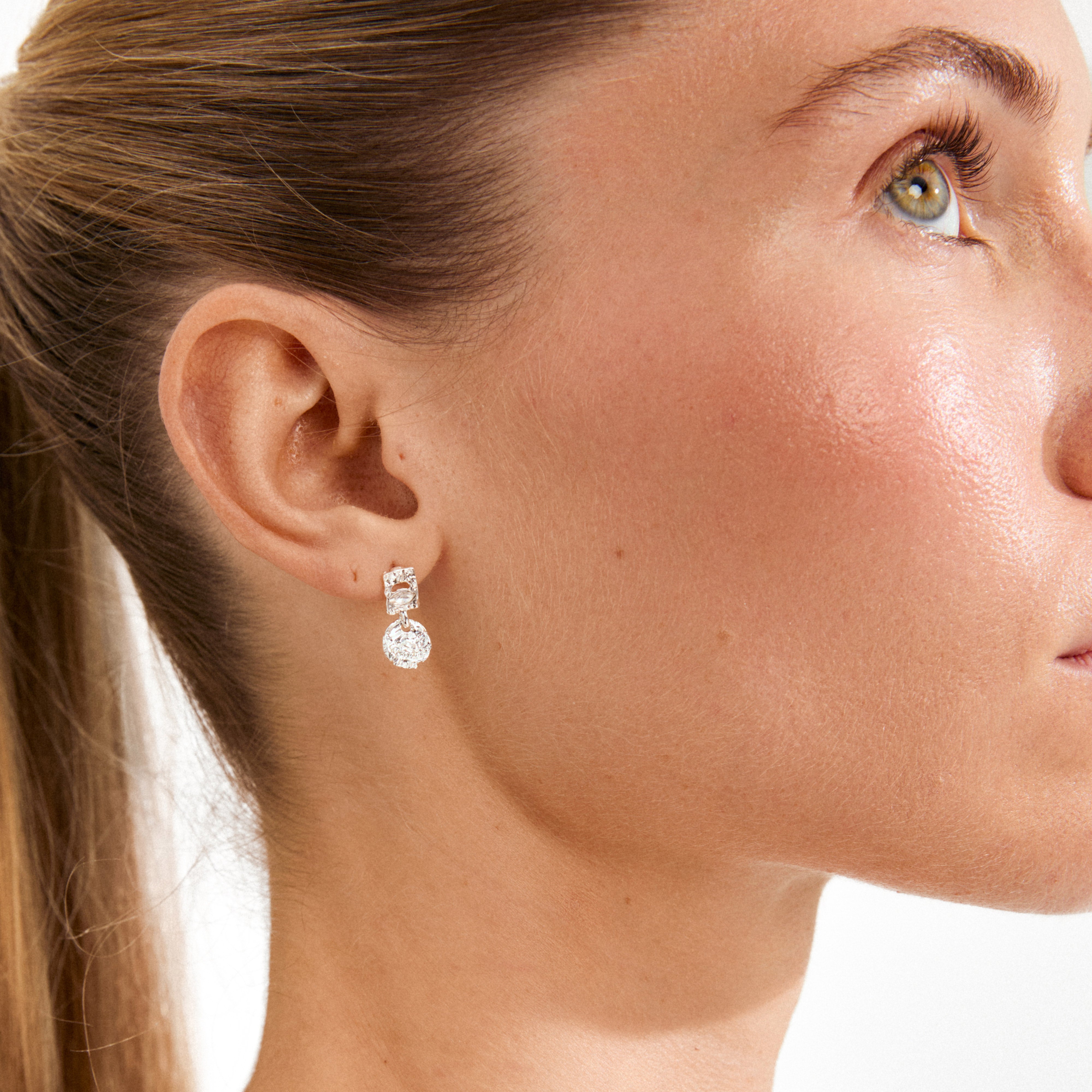 FIRE earrings silver-plated