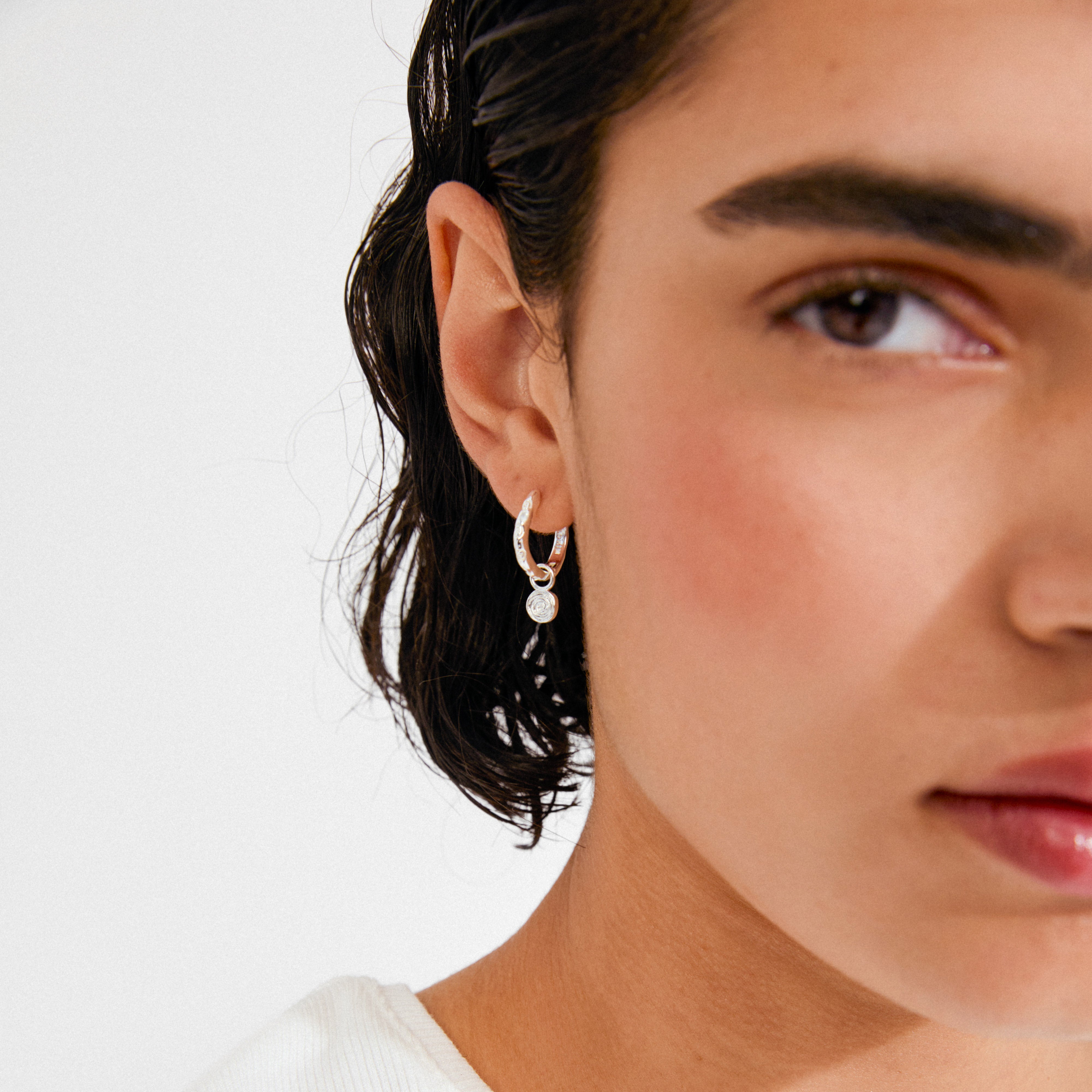 FIRE Creolen versilbert