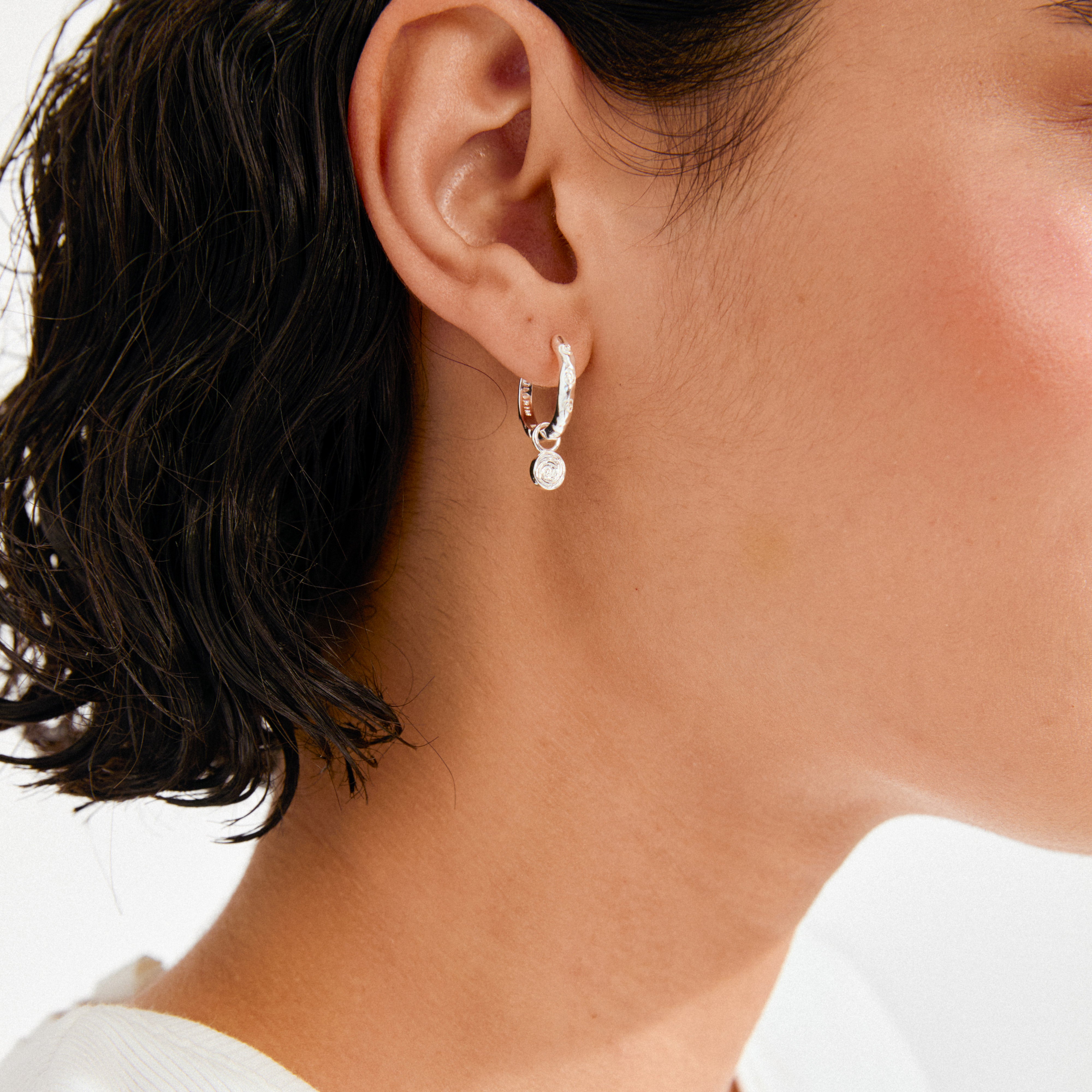 FIRE Creolen versilbert