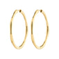 HAZE hoop earrings gold-plated