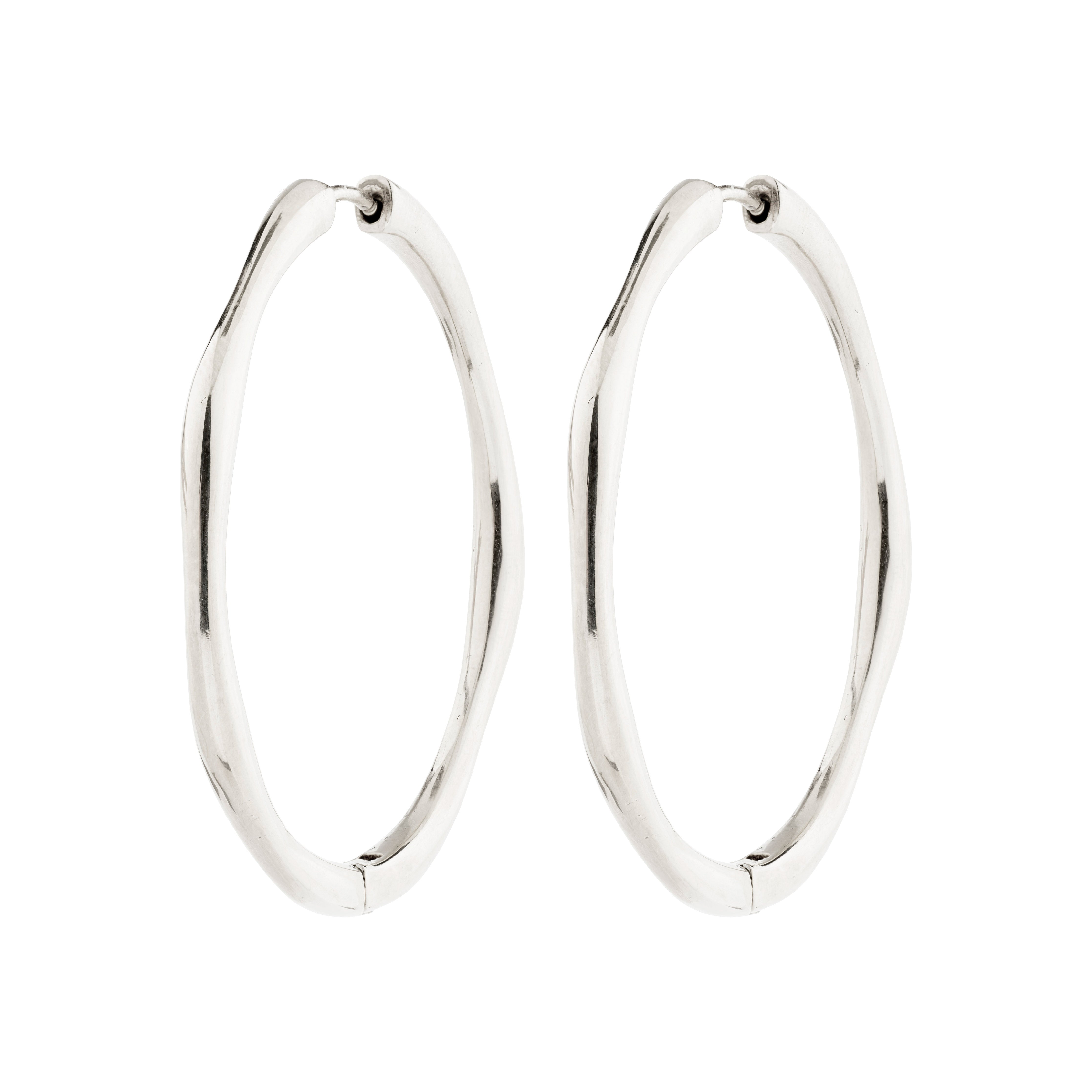 HAZE hoop earrings silver-plated