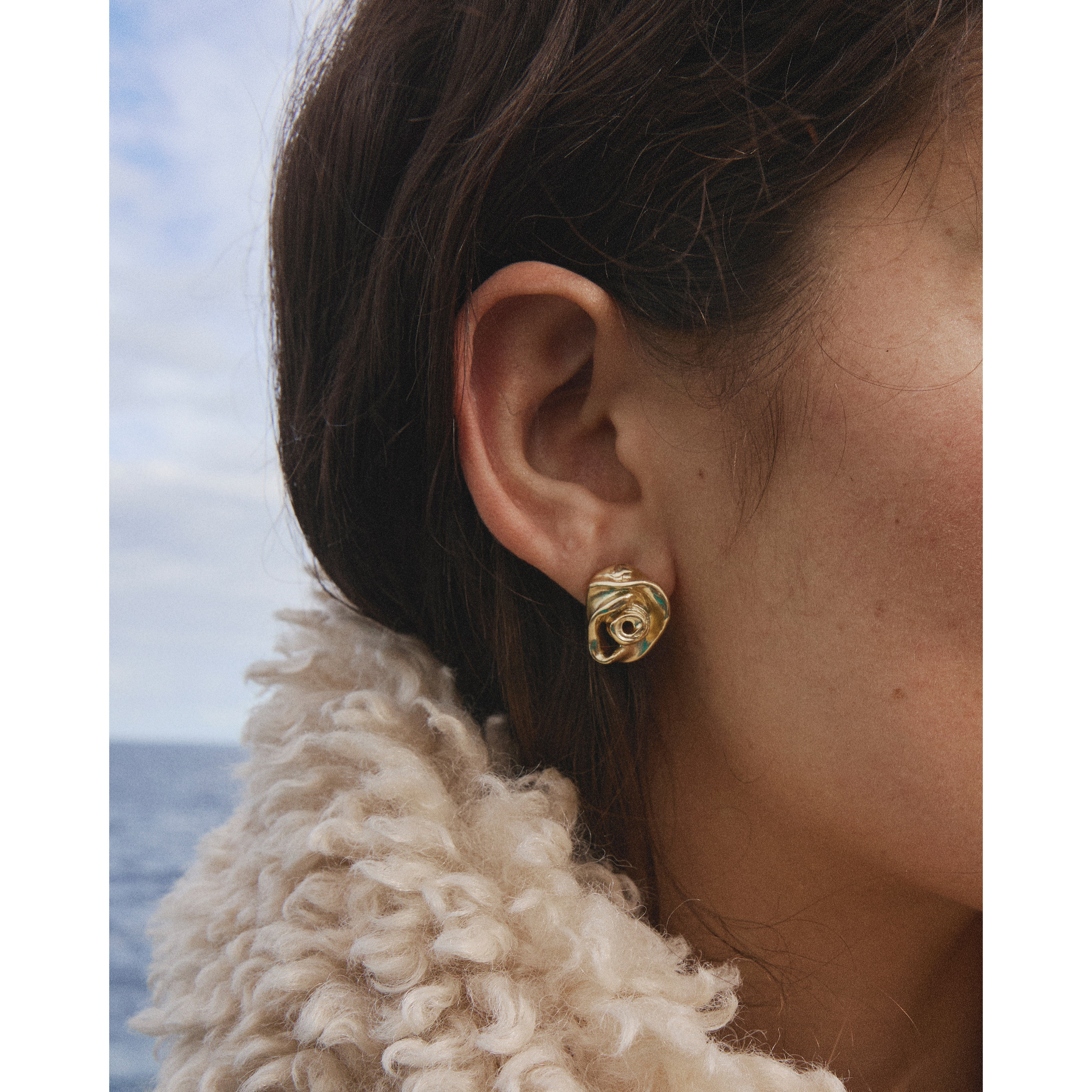INNER earrings gold-plated