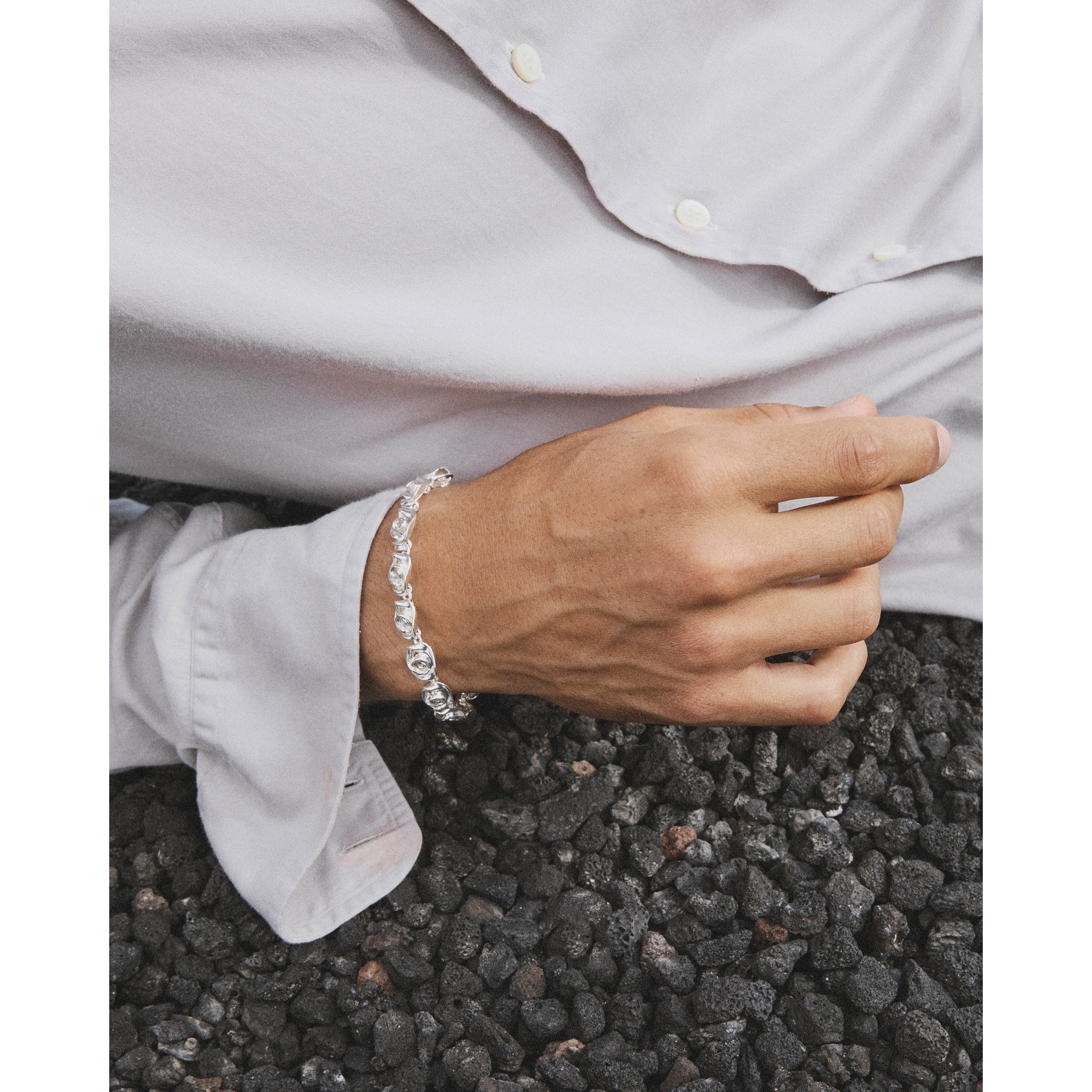 INNER armbånd sølvbelagt