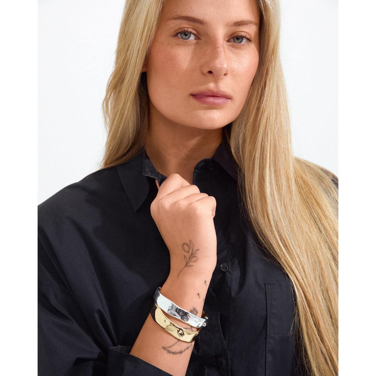 NOW armbånd sølvbelagt