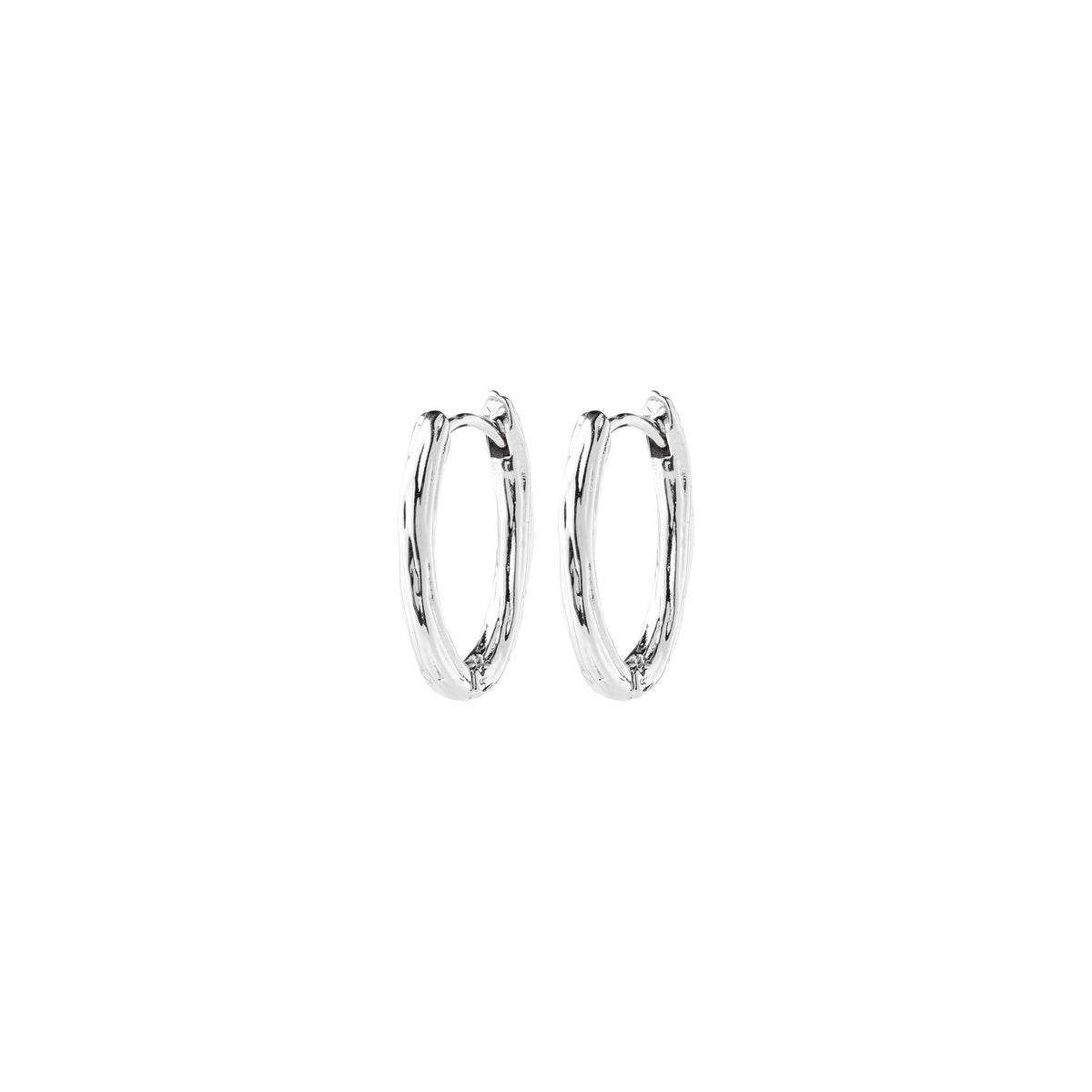 NOW hoop earrings silver-plated