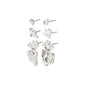 HORIZON earrings silver plated