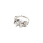 WILLPOWER recycled sculptural ring silver-plated