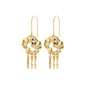 SMILE recycled earrings gold-plated
