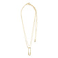 PACE recycled pendant necklace gold-plated