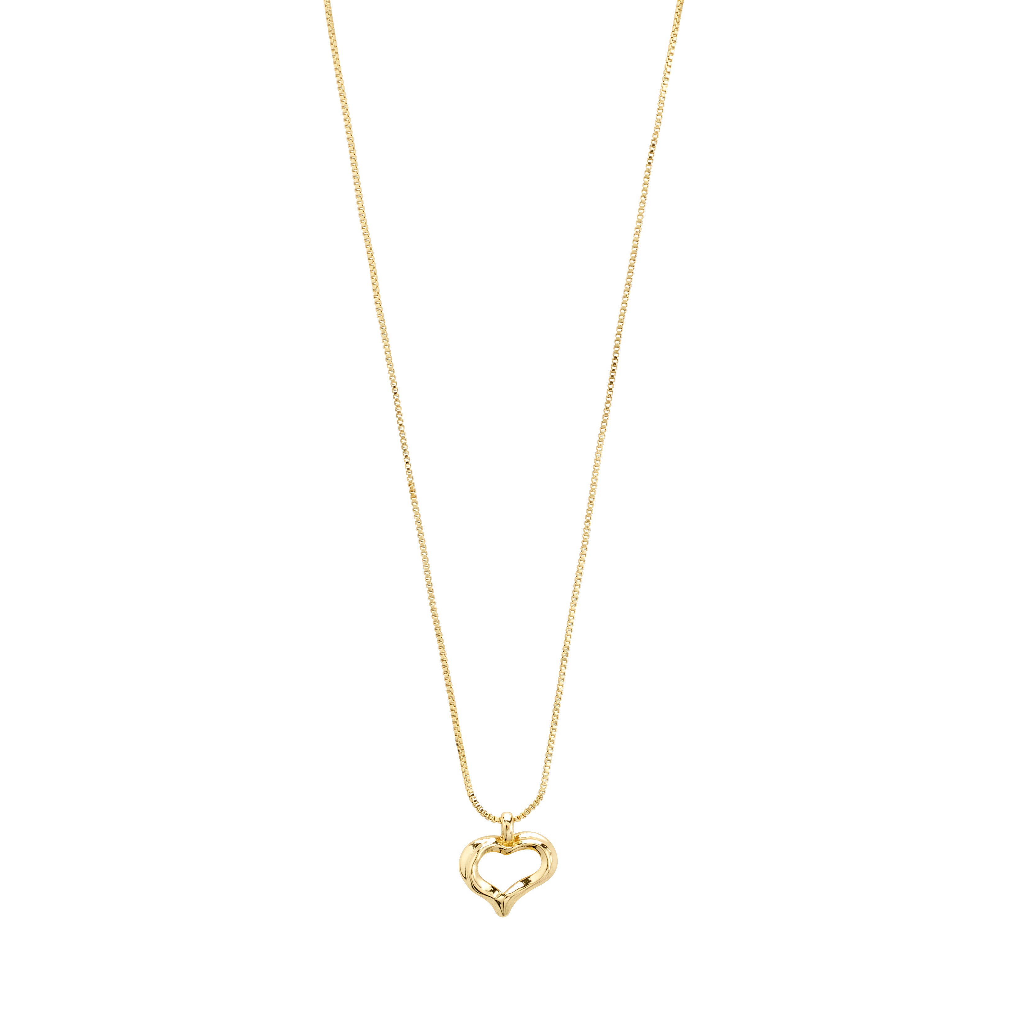 IRIS halskæde guldbelagt