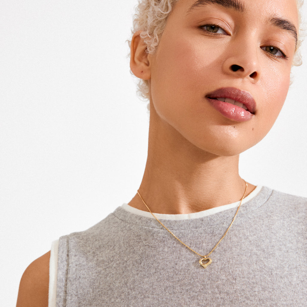 IRIS necklace gold-plated