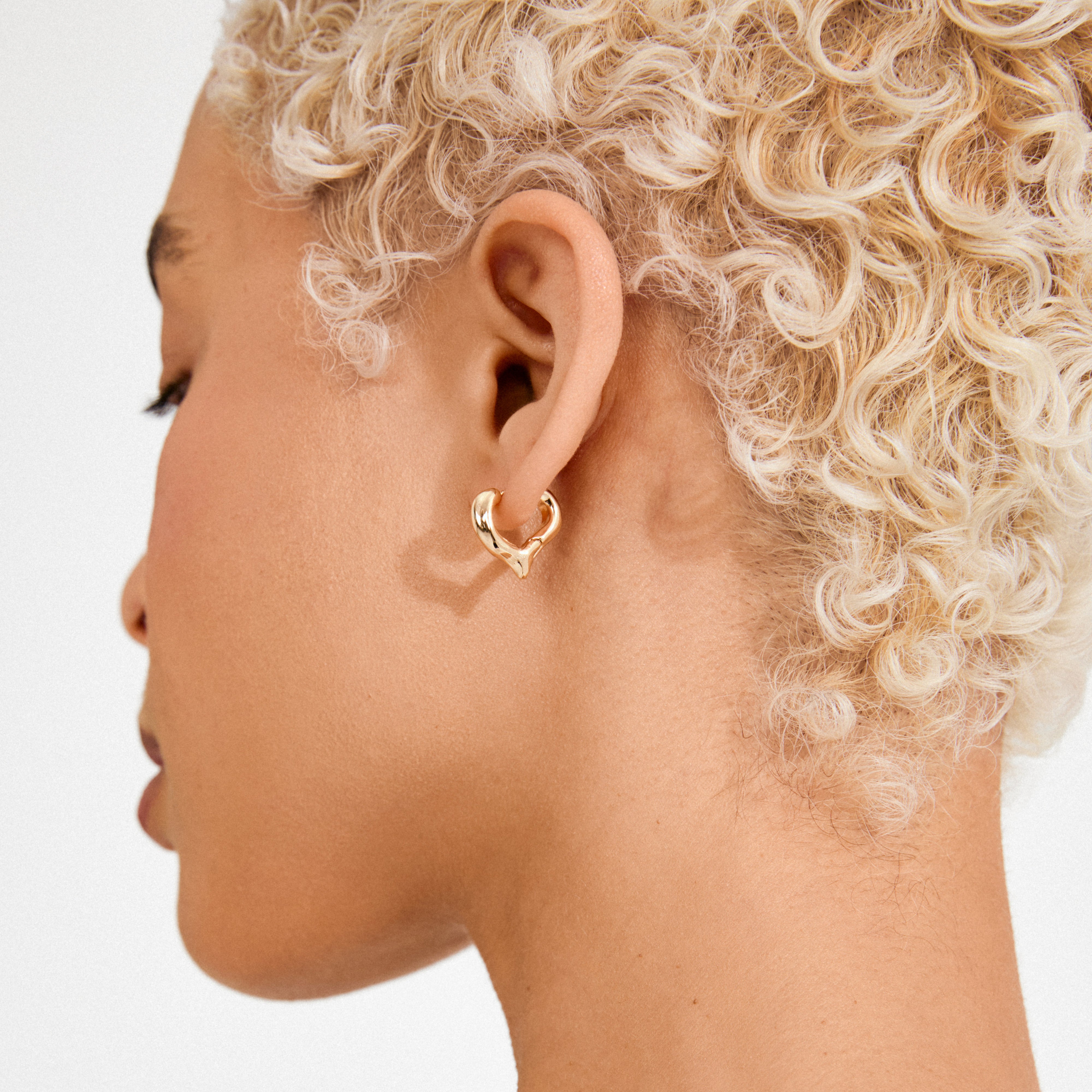 IRIS øredobber gullbelagt