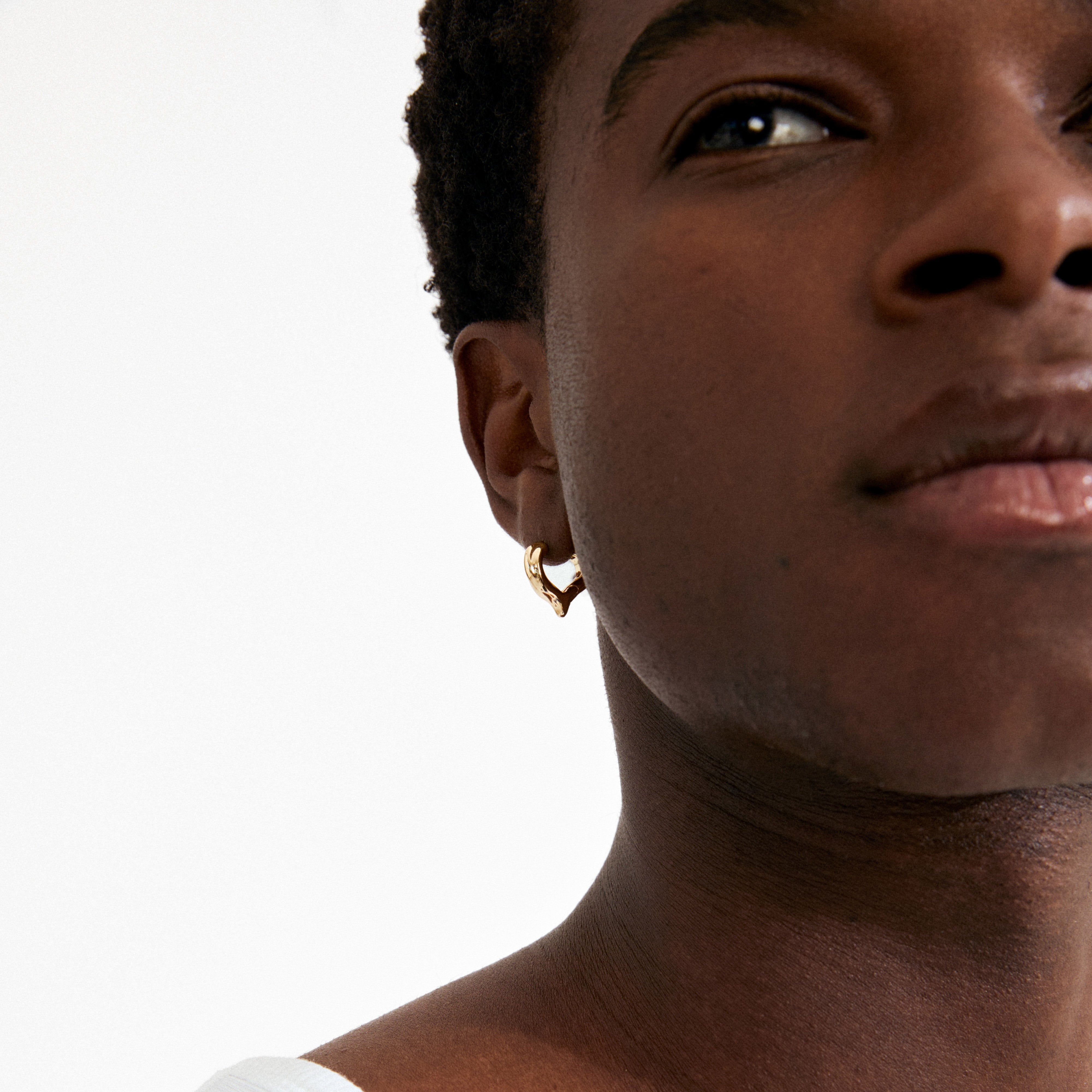 IRIS øredobber gullbelagt