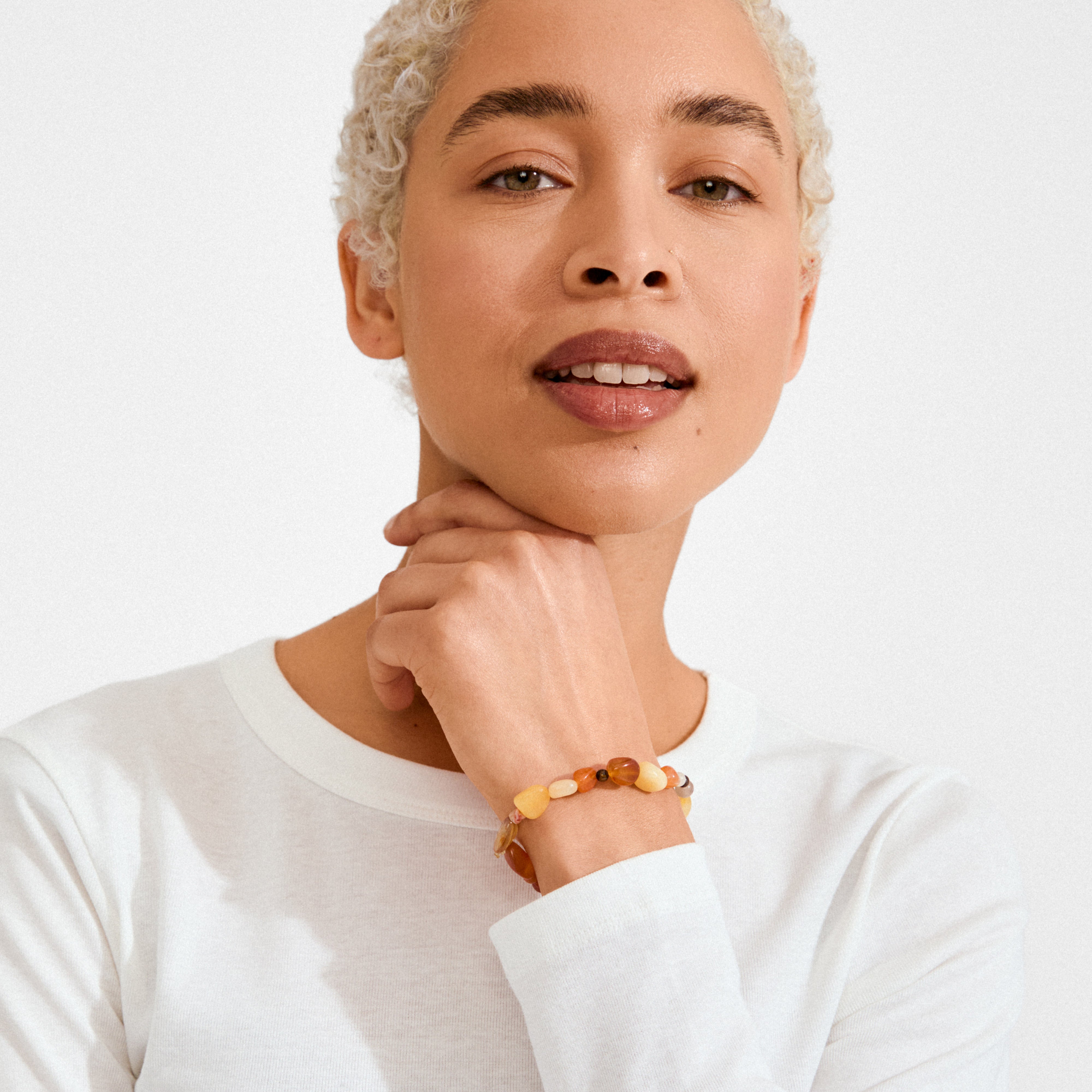 IRIS armbånd sand/multi