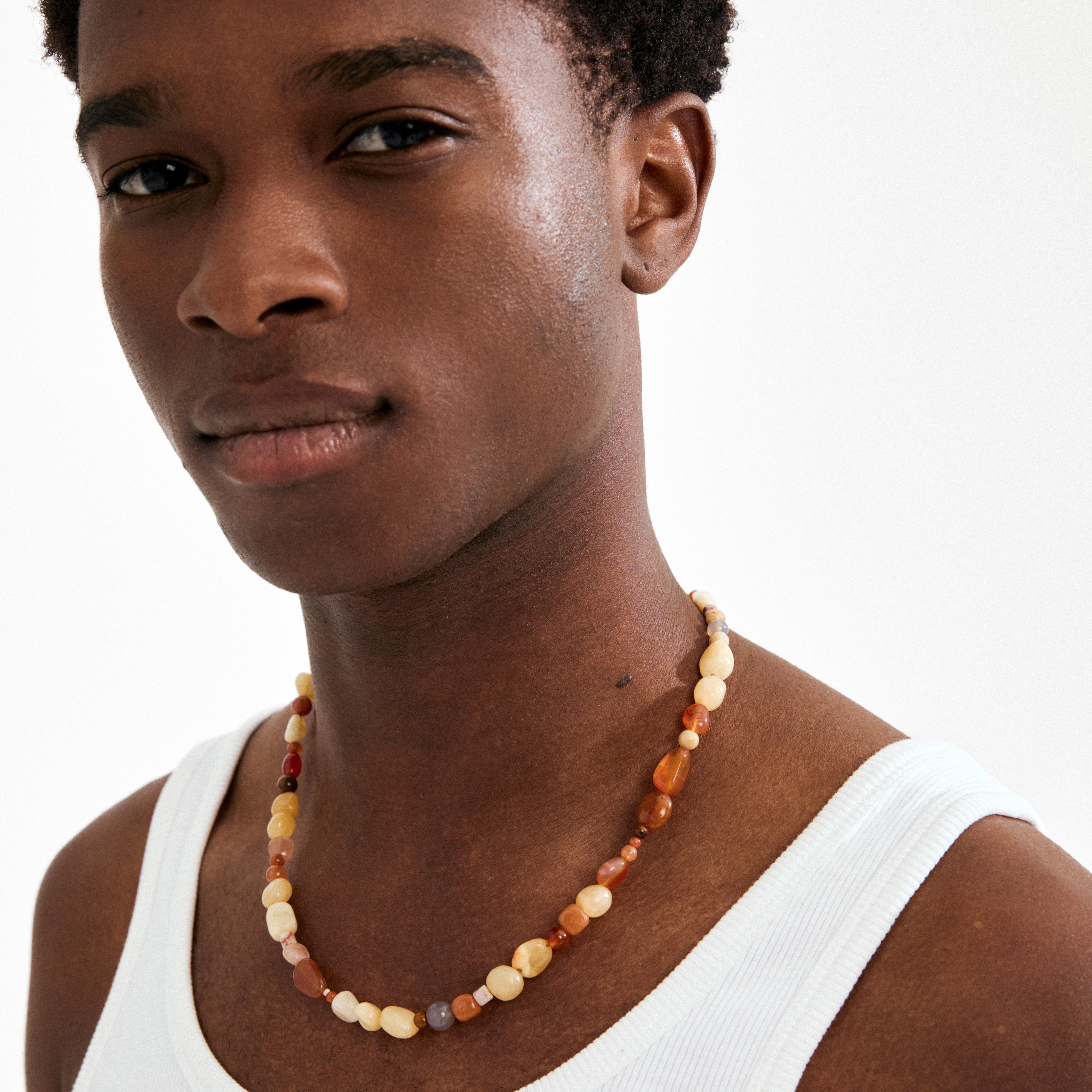 IRIS necklace silver-plated/multi