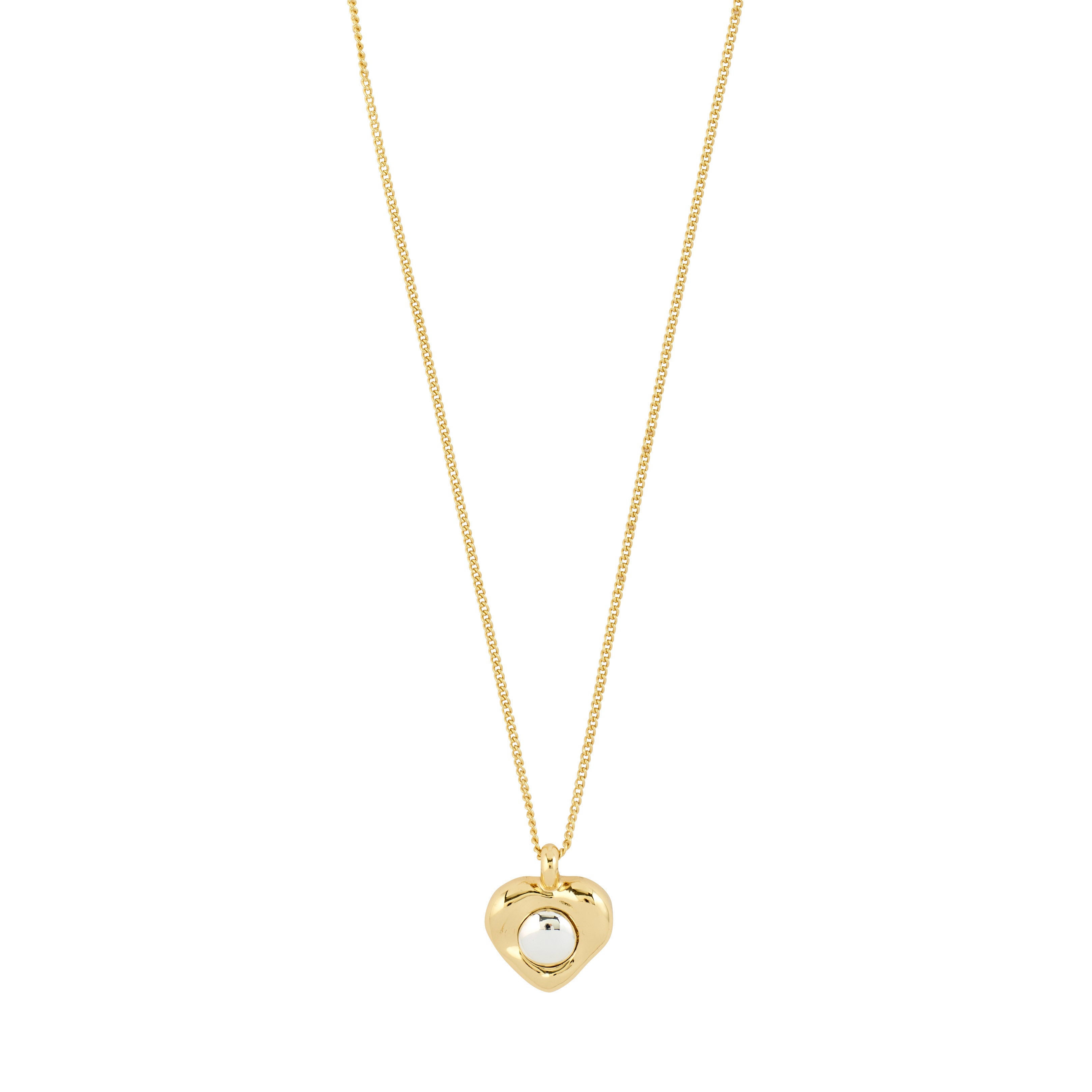 NOVA heart necklace gold-plated