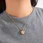 NOVA heart necklace gold-plated
