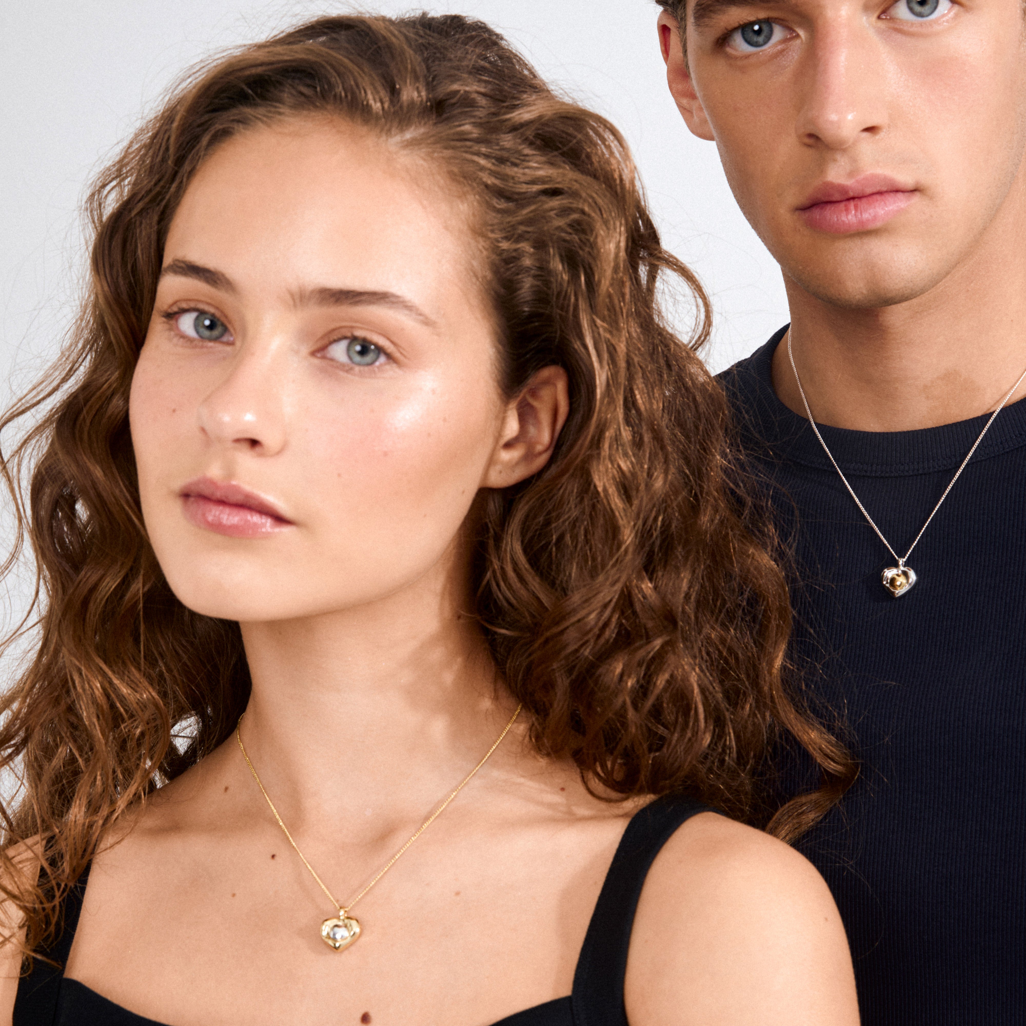 NOVA heart necklace gold-plated