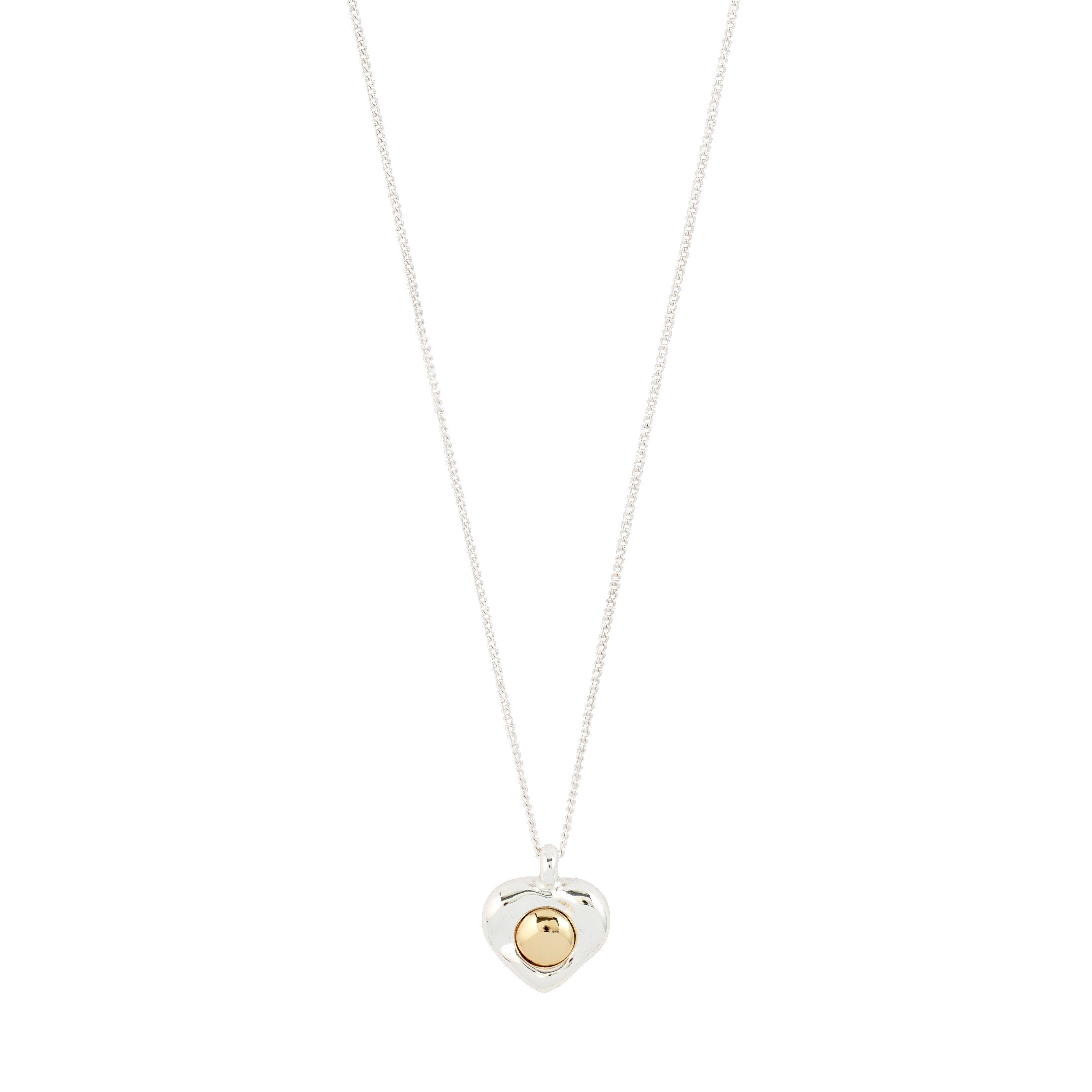 NOVA heart necklace silver-plated