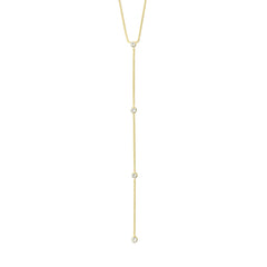 ROOT Y-necklace gold-plated