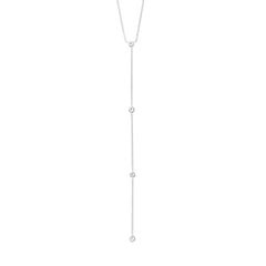 ROOT Y-necklace silver-plated