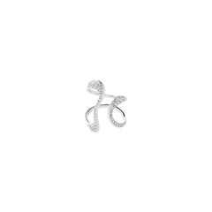 ROOT ring silver-plated