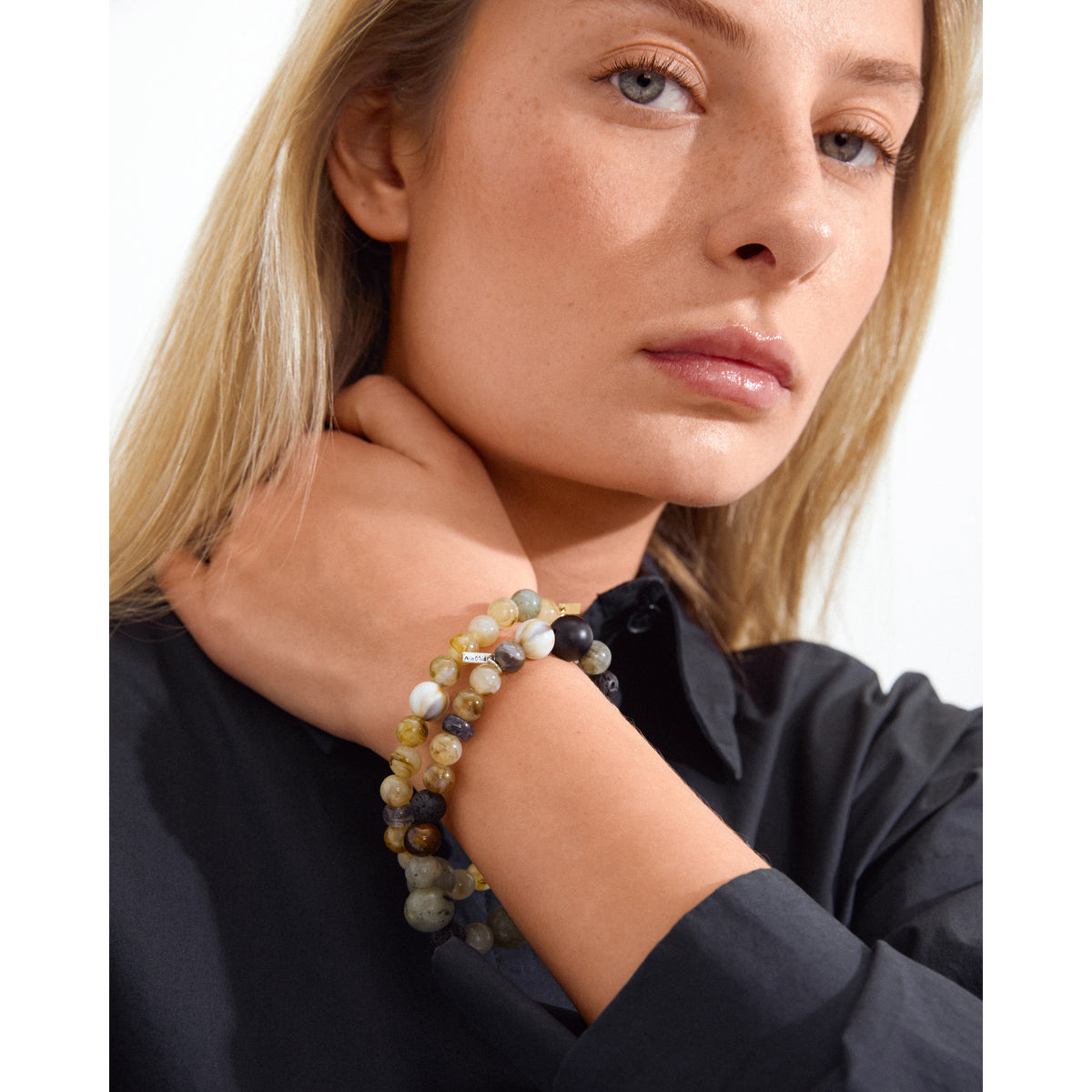 ROOT armbånd sølvbelagt/multi