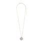 JOY coin necklace with amazonite silver-plated
