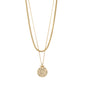 NOMAD 2-in-1 coin necklace gold-plated