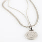 NOMAD 2-in-1 coin necklace silver-plated