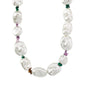 RHYTHM pearl necklace silver-plated