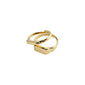 BLINK recycled ring 2-in-1 set, gold-plated