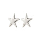 FORCE earrings silver-plated, starfish-shaped, from Pilgrim's Shapes Of Life collection, offering a beachy, bohemian style, crafted with 98% recycled material.