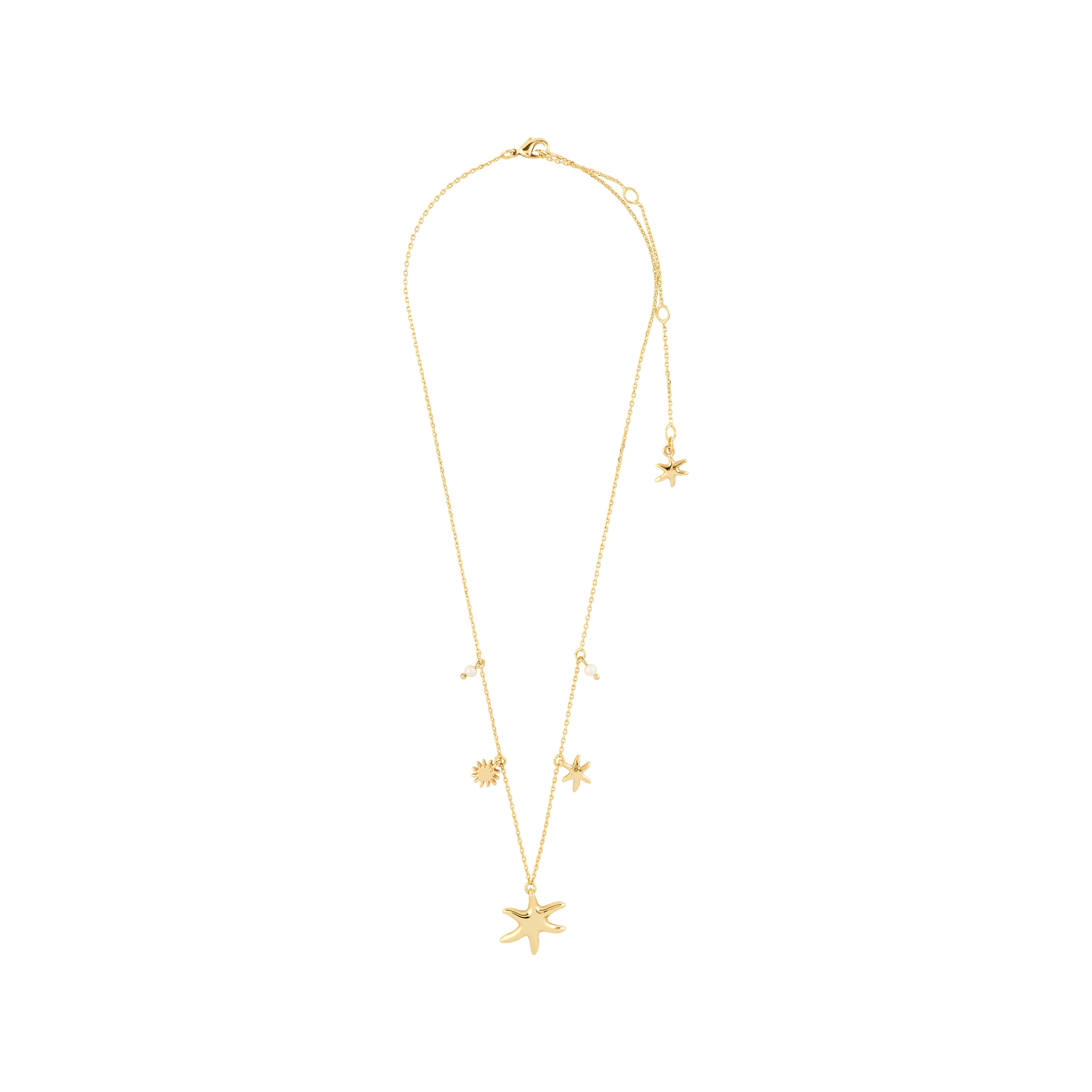 PRISM halskjede gullbelagt