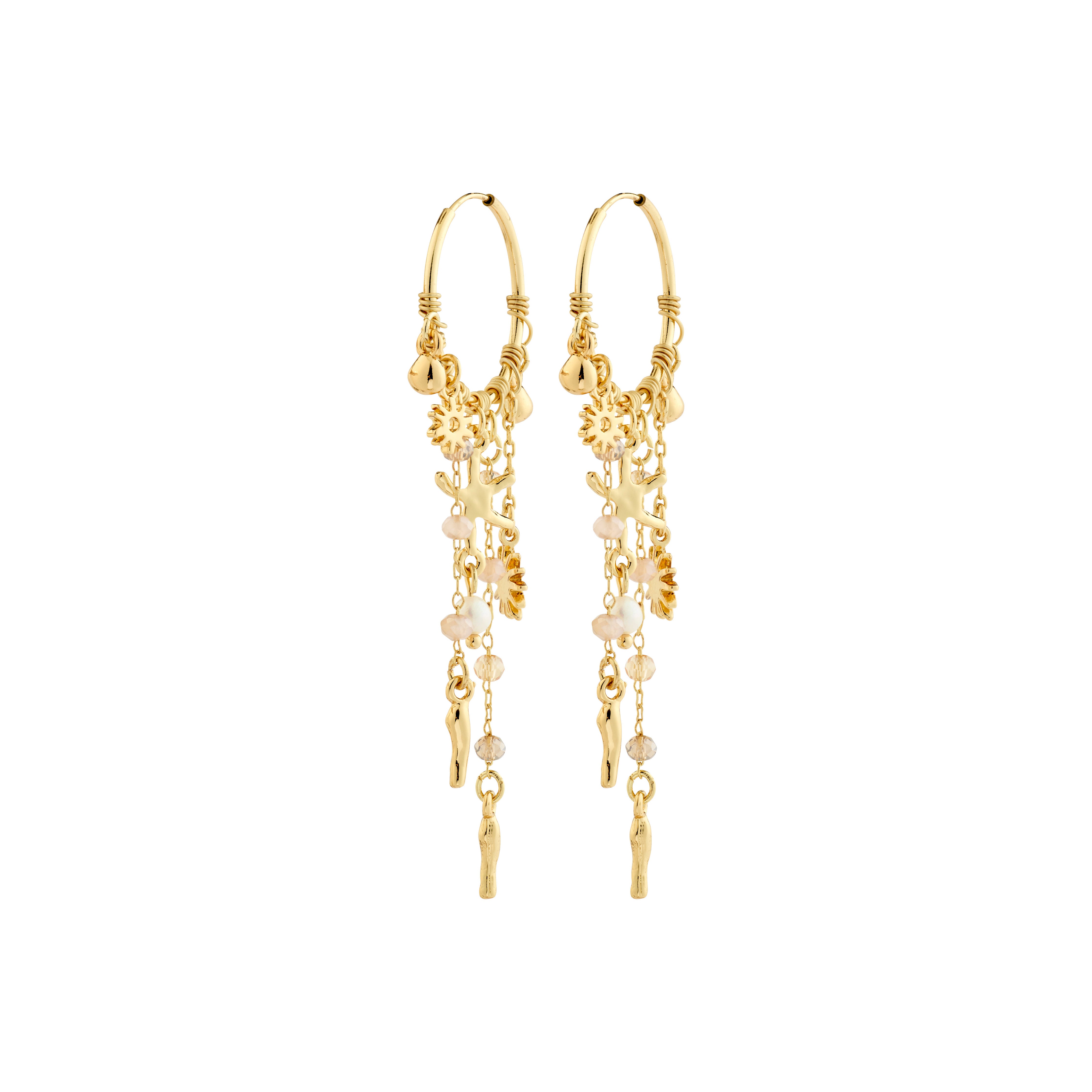 PRISM hoop earrings gold-plated