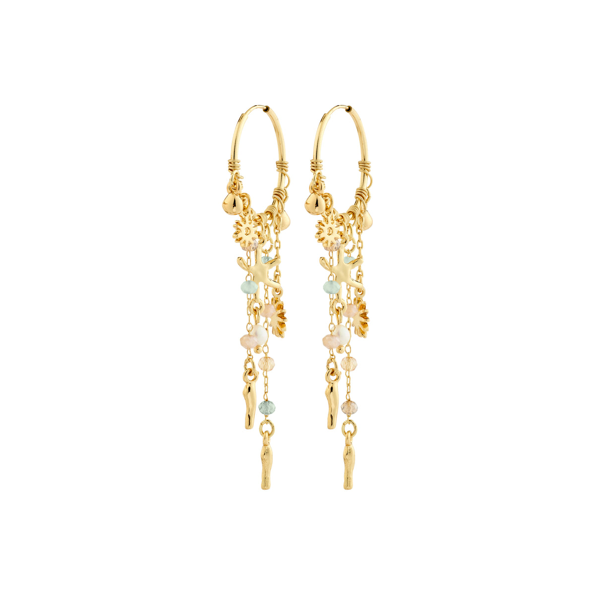 PRISM hoop earrings gold-plated