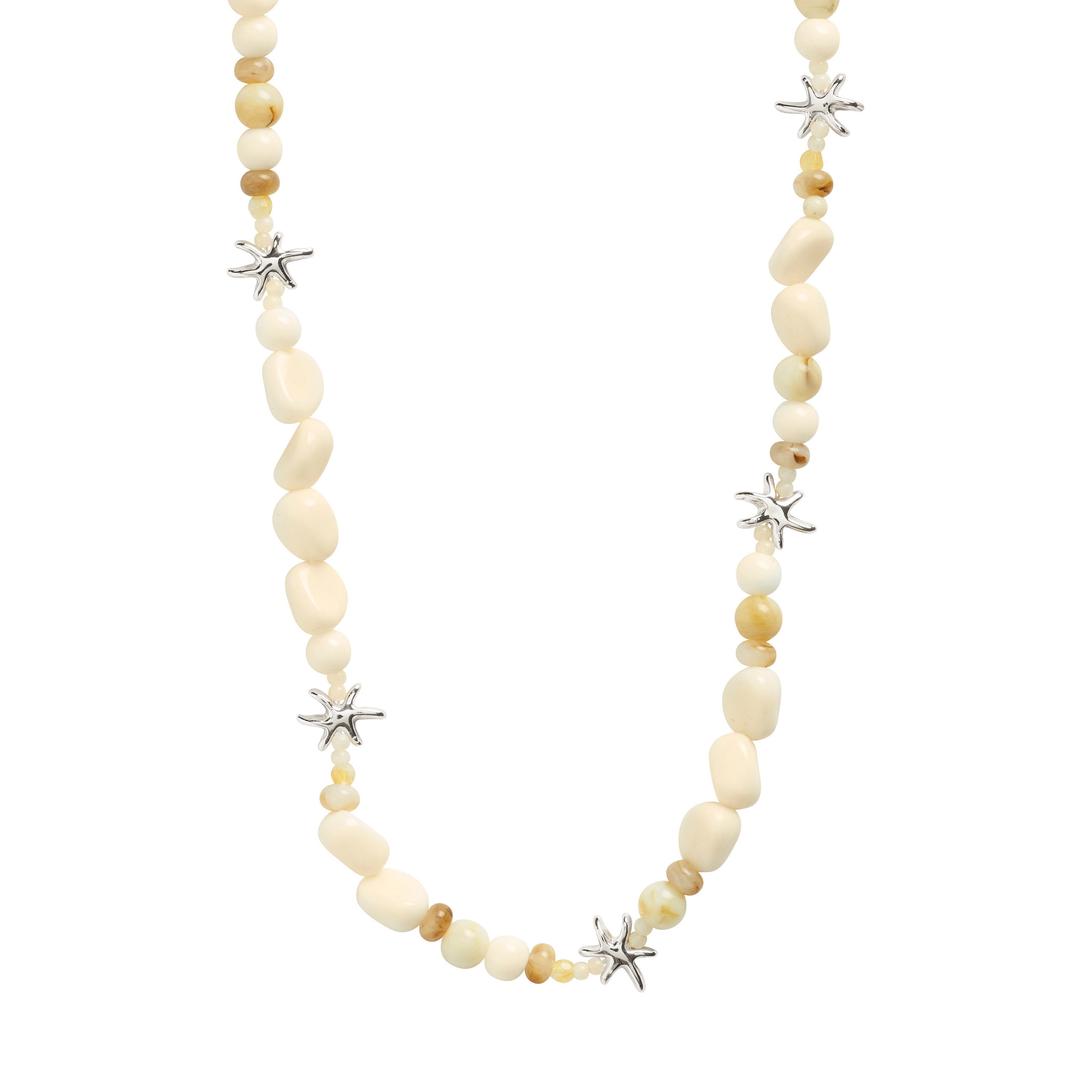 PRISM necklace white/silver-plated